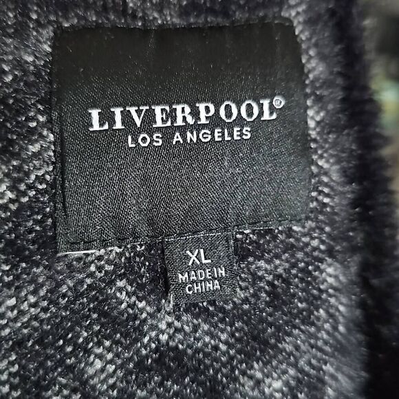 Liverpool Los Angeles Cardigan Button front Sweater Jacket Soft, Size XL NWOT. - Picture 6 of 11